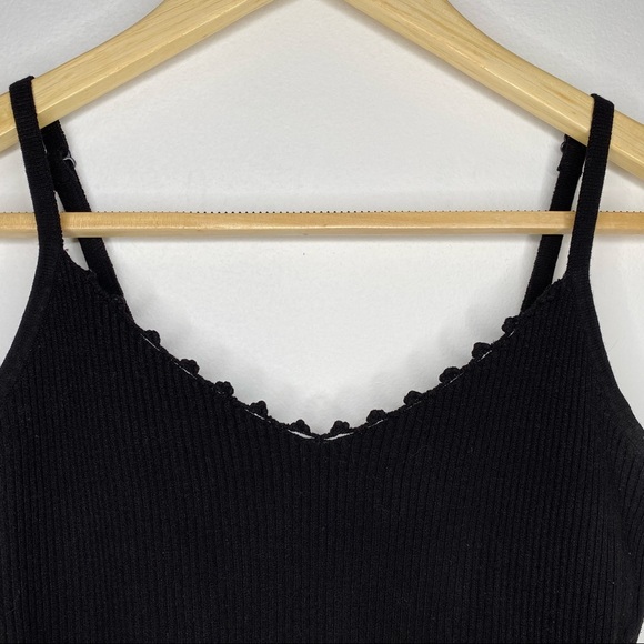 D&C Girls Black Thick Knit Tank Size S - Picture 2 of 7